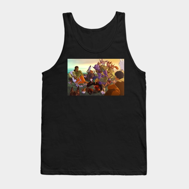 Loth Cat Tango Tank Top by sempaiko